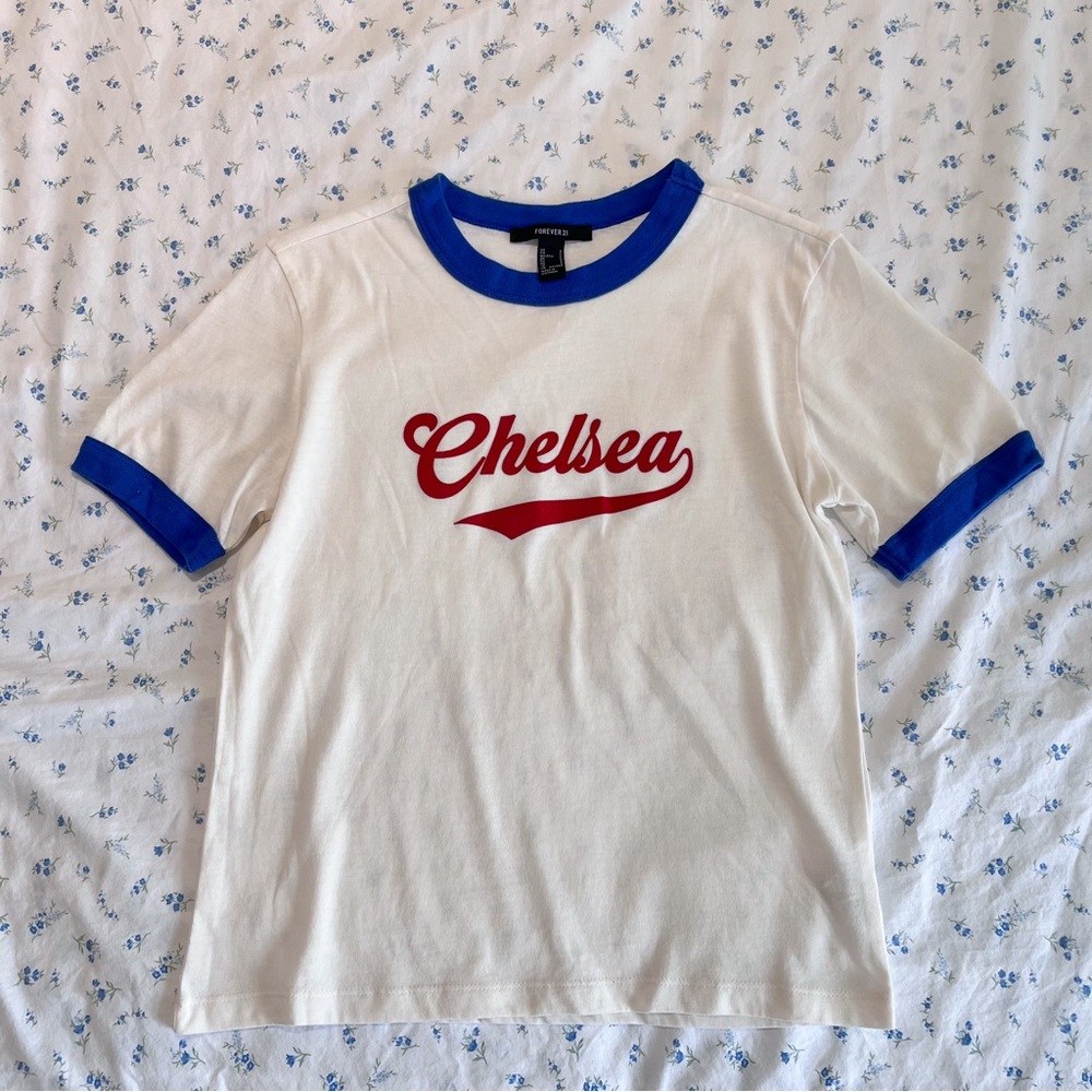 WOMEN FOREVER21 Chelsea baby tee
